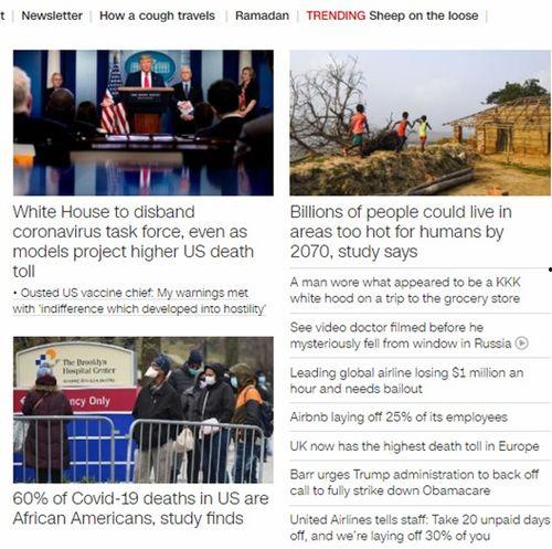 美国疫情头条,病例激增，疫苗接种与防疫措施再升级